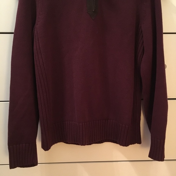 Tommy Hilfiger Mens Quarter Zip Red Pullover Sz S - Picture 5 of 8